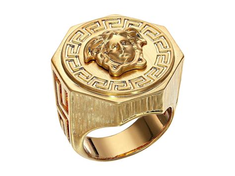 fake gold versace ring|versace 18k gold ring.